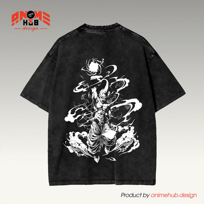 Dragoon Ballz Double-Sided Unisex Washed Tee – Majjin Buu 3 Shirt ANIME HUB