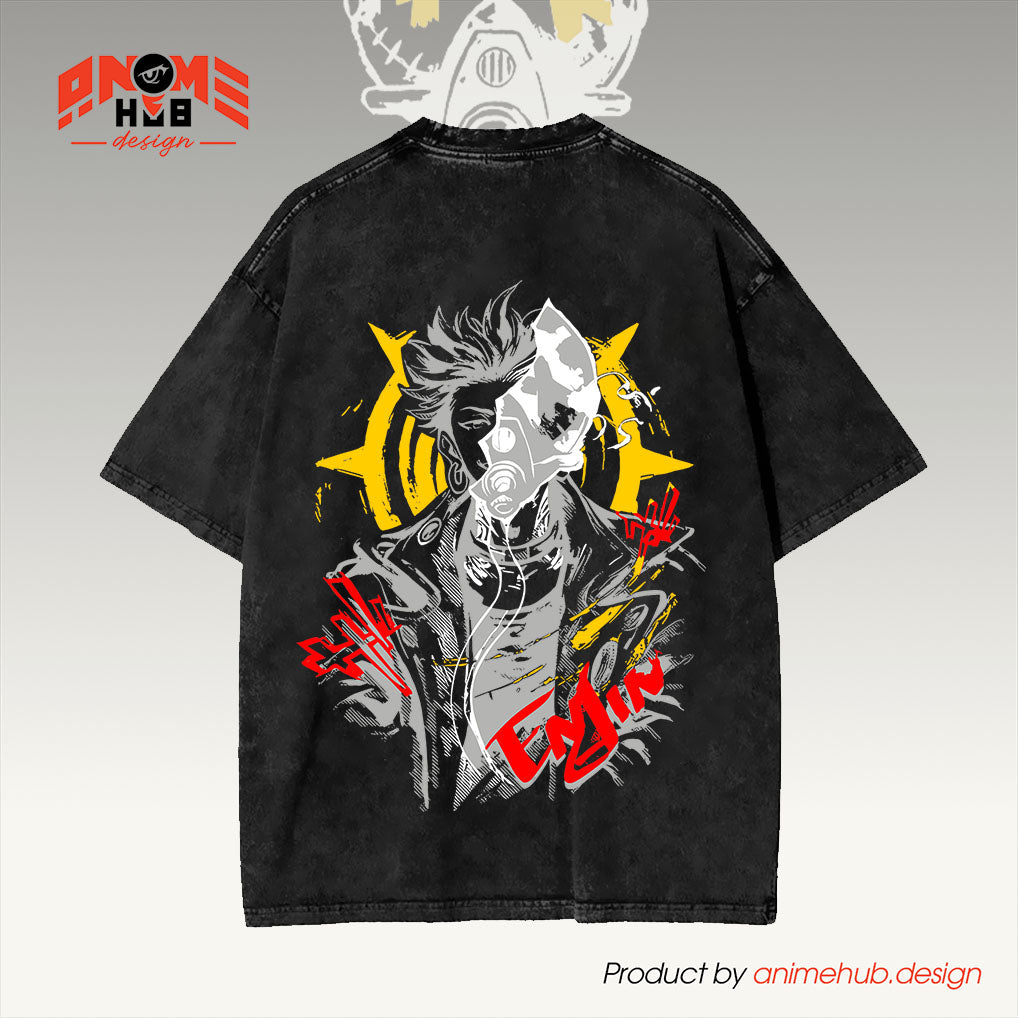 Gaachiiakuutaa Double-Sided Unisex Washed Tee  – Ennjiin Koouzaaki Shirt ANIME HUB