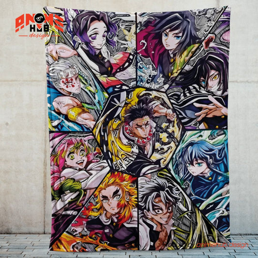 Demoon Slayerr 4 – Anime Blanket from ANIME HUB