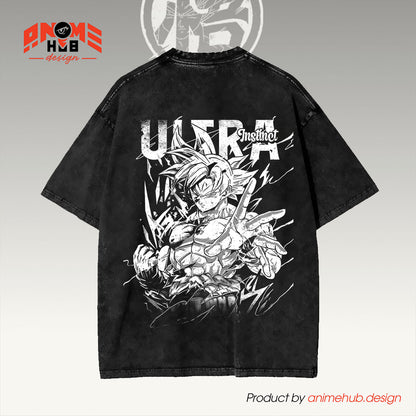 Dragoon Ballz Double-Sided Unisex Washed Tee – GooKu ULTRA Shirt ANIME HUB