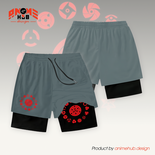 Uzumaki - Pantalones cortos de Narutoo Streetwear ANIME HUB 