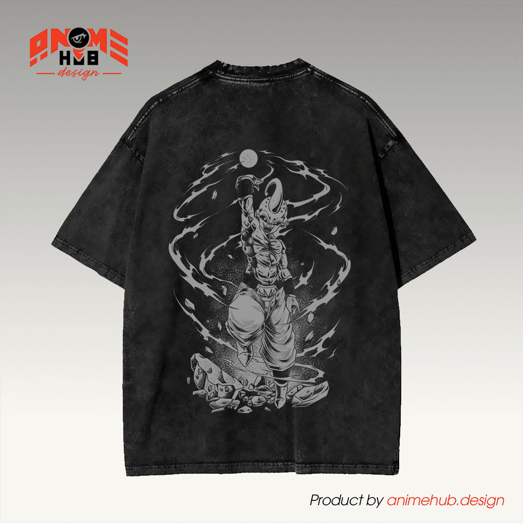 Dragoon Ballz Double-Sided Unisex Washed Tee – Majjin Buu 2 Shirt ANIME HUB