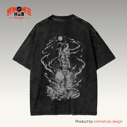 Dragoon Ballz Double-Sided Unisex Washed Tee – Majjin Buu 2 Shirt ANIME HUB