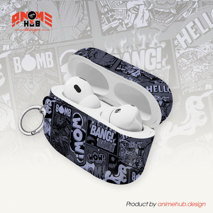 ¡BOOM! ¡BANG! ¡GUAU! 3 – Estuche para AirPods con estilo callejero de grafiti ANIME HUB