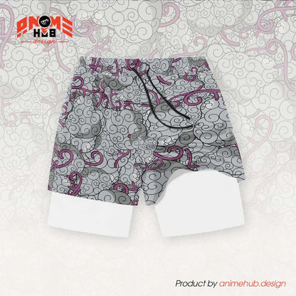 Anime Fruta del Diablo 10 – Pantalones cortos de Onepiecee ANIME HUB 