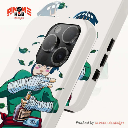 Narutoo  – Rock Lee Funny Drinking Phone Case ANIME HUB