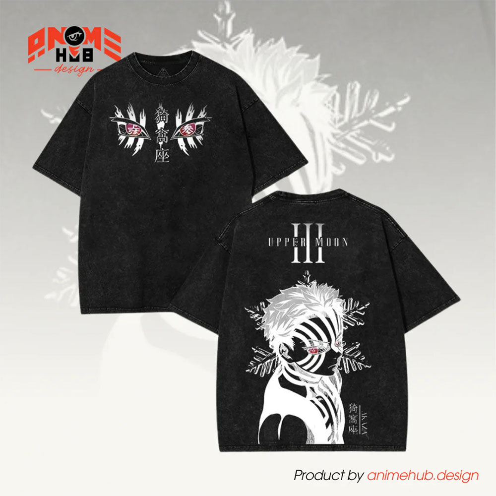 Demoon Slayerr Double-Sided Unisex Washed Tee – Anime Akkazzaa 3 Shirt ANIME HUB