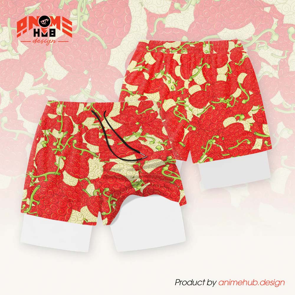 Anime Fruta del Diablo 11 – Pantalones cortos de Onepiecee ANIME HUB 