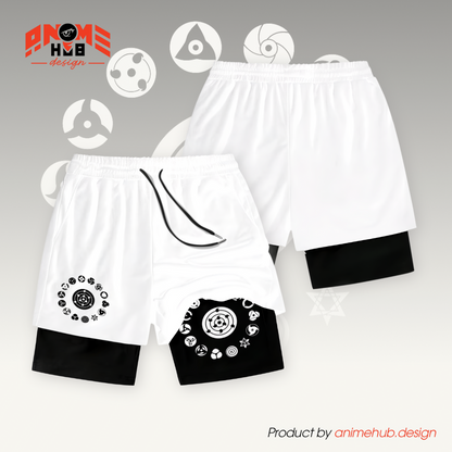 Uzumaki - Pantalones cortos de Narutoo Streetwear ANIME HUB 
