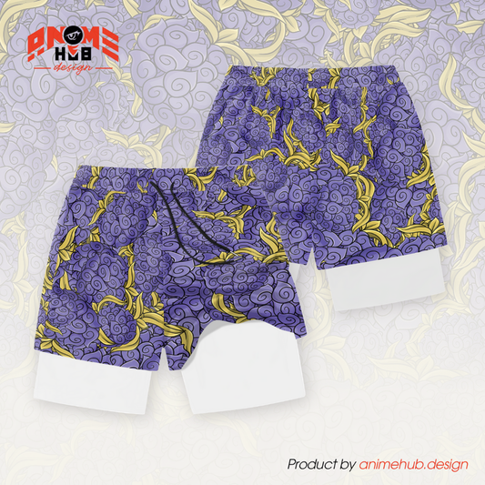 Anime Fruta del Diablo 2 – Pantalones cortos de Onepiecee ANIME HUB 