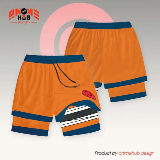 Uzumaki - Pantalones cortos de Narutoo Streetwear ANIME HUB 