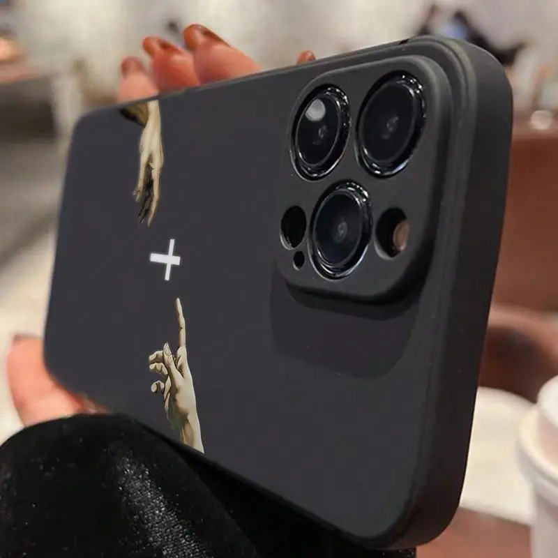Jesus Phone case, Creative Cross Pattern Phone Case, Anti-drop Shockproof Phone Protective Cover