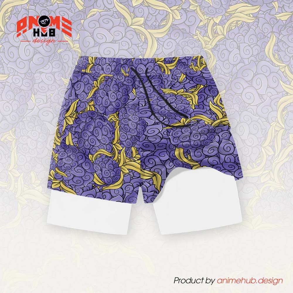 Anime Fruta del Diablo 2 – Pantalones cortos de Onepiecee ANIME HUB 