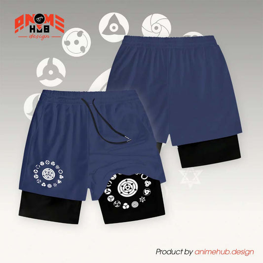 Uzumaki - Pantalones cortos de Narutoo Streetwear ANIME HUB 
