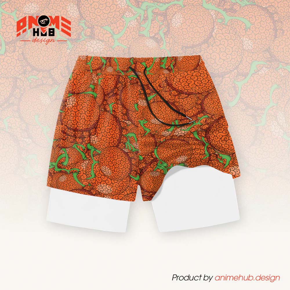 Anime Fruta del Diablo 13 – Pantalones cortos de Onepiecee ANIME HUB 
