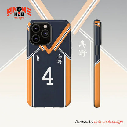 Haaiikyuu Phone Case – Nishhinooya Yū #4 Volleyball Anime Phone Case ANIME HUB