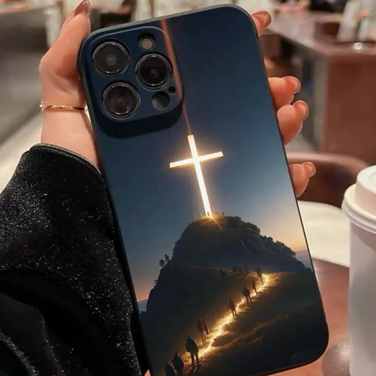 Cross Pattern Phone Case, Anti-drop Cellphone Protective Case, Total Protective Shockproof Mobile Phone Cover