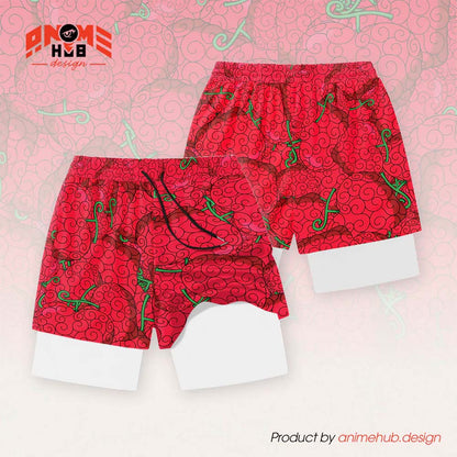 Anime Fruta del Diablo 3 – Pantalones cortos de Onepiecee ANIME HUB 