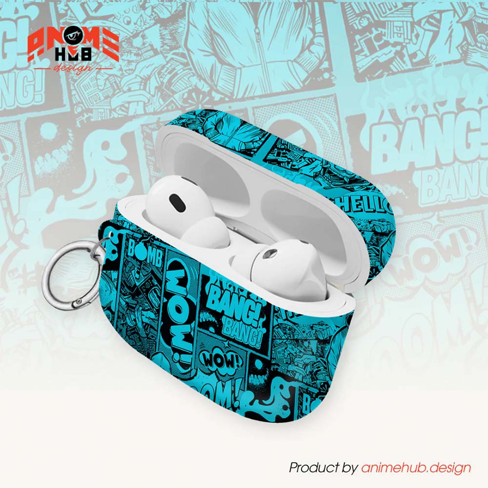 BOOM! BANG! WOW! 5 – Graffiti Street Style AirPods Case ANIME HUB