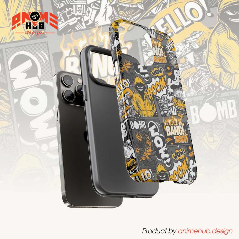 BOOM! BANG! WOW! 1 – Graffiti Street Style Phone Case ANIME HUB