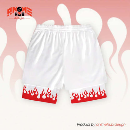 Uzumaki - Pantalones cortos de Narutoo Streetwear ANIME HUB 