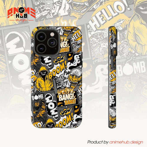 BOOM! BANG! WOW! 1 – Graffiti Street Style Phone Case ANIME HUB