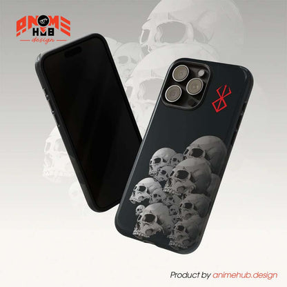 Berrserkk Manga Skull Phone Case – Dark Anime Design ANIME HUB
