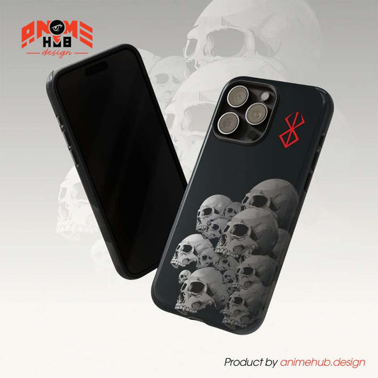 Berrserkk Manga Skull Phone Case – Dark Anime Design ANIME HUB