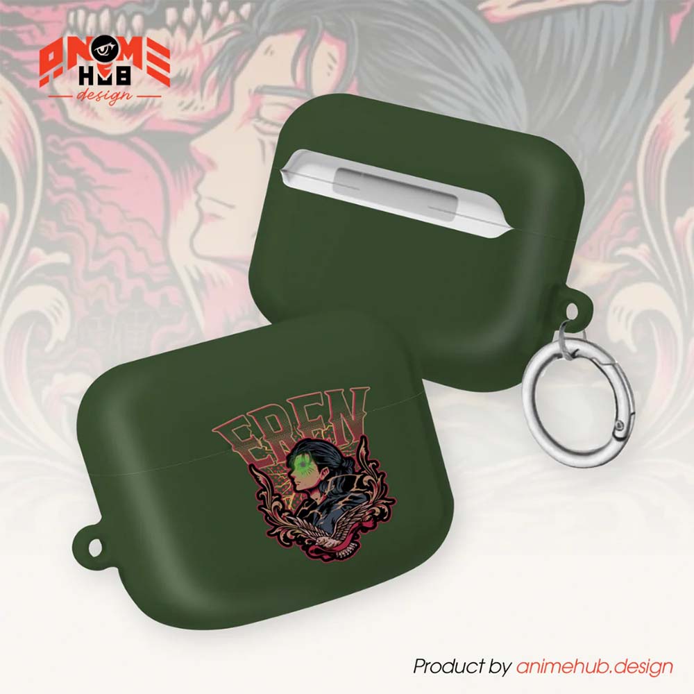 Funda para AirPods de Anime de Eren Attack on Titan 2 - ANIME HUB