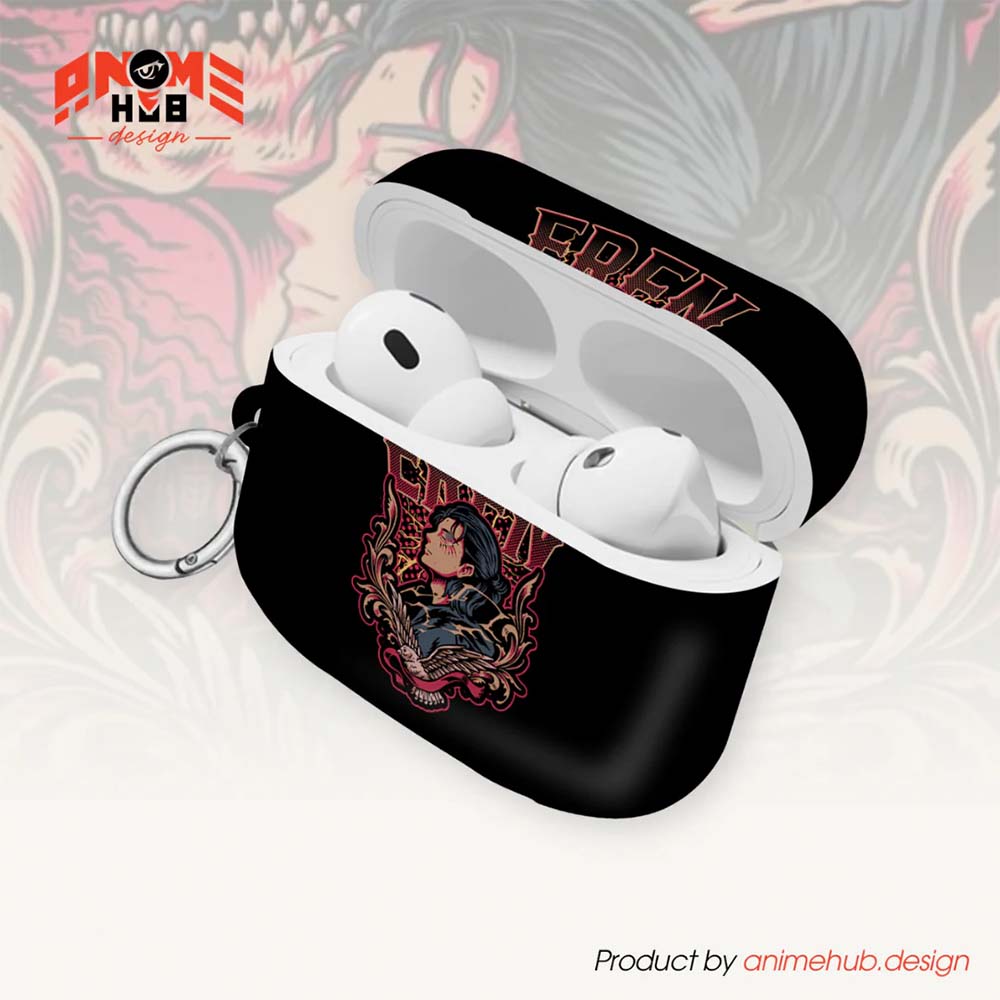 Eren Ataque a los Titanes 1 – Funda de anime para AirPods ANIME HUB