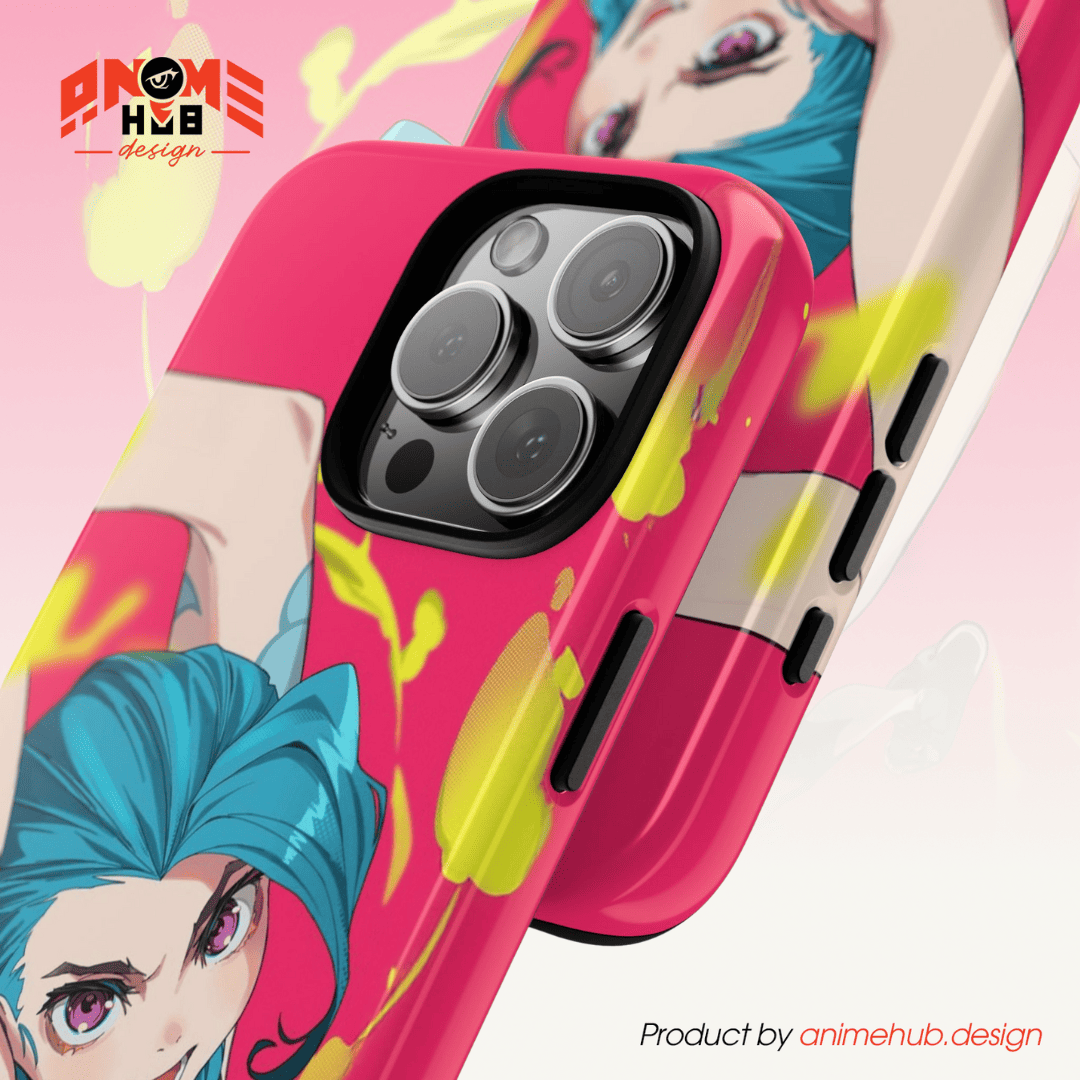 Jinx, Powder Arcane 1 – League of Legends Phone Case ANIME HUB