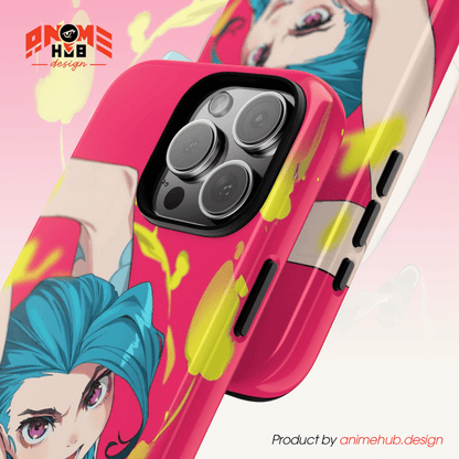 Jinx, Powder Arcane 1 – League of Legends Phone Case ANIME HUB