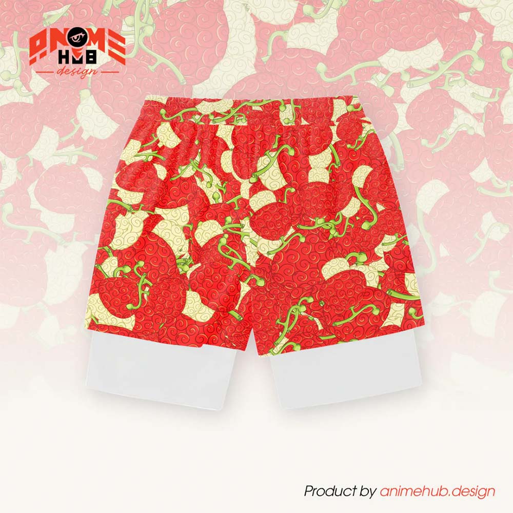 Anime Fruta del Diablo 11 – Pantalones cortos de Onepiecee ANIME HUB 