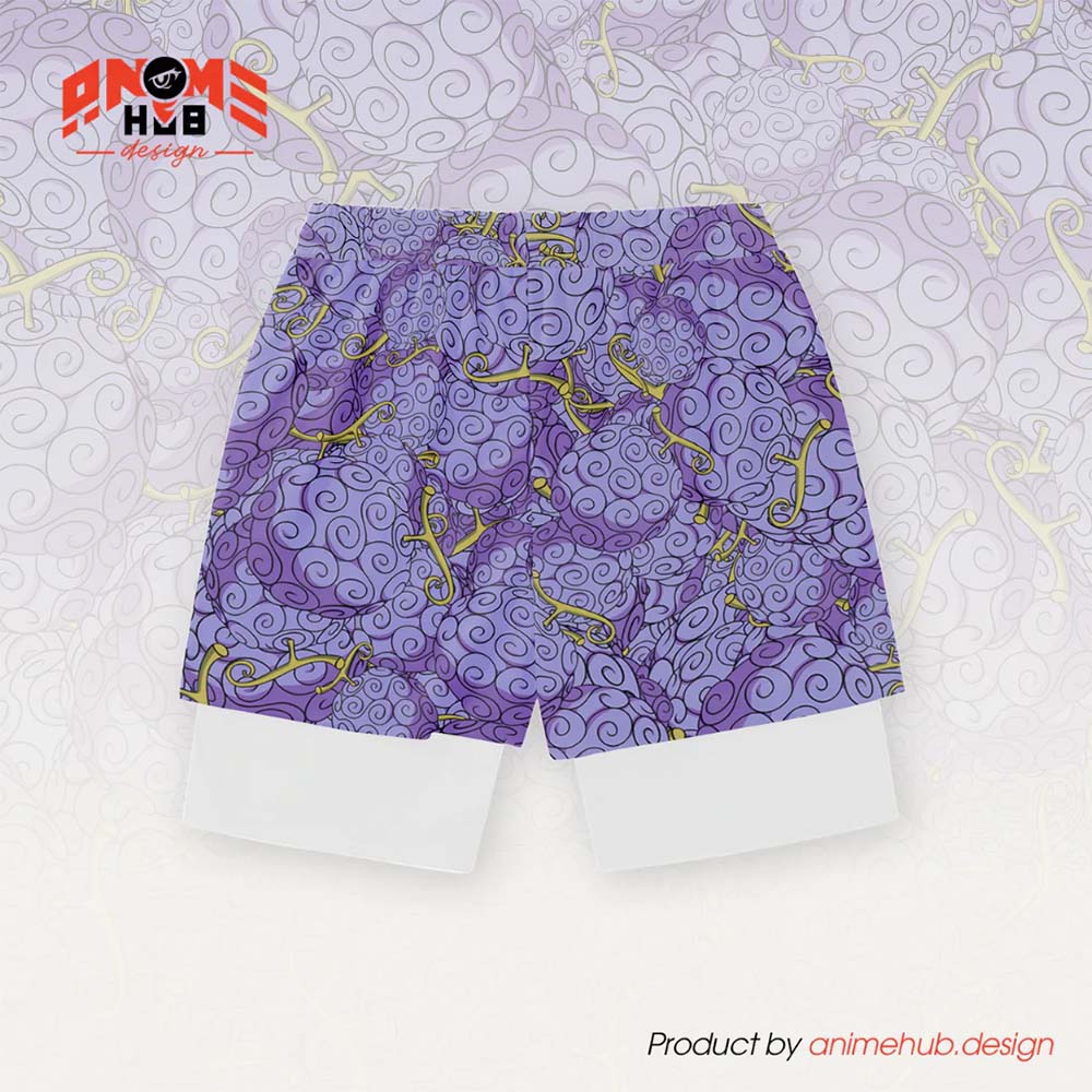 Anime Fruta del Diablo 6 – Pantalones cortos de Onepiecee ANIME HUB 