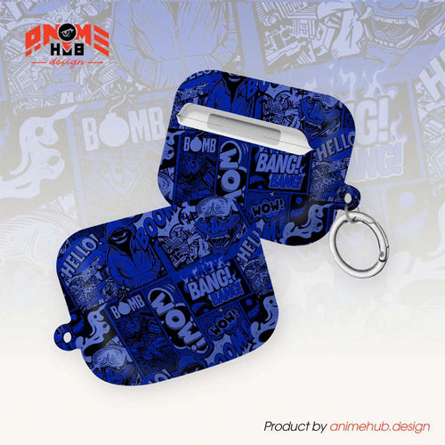 ¡BOOM! ¡BANG! ¡GUAU! 2 – Estuche para AirPods con estilo callejero de grafiti ANIME HUB