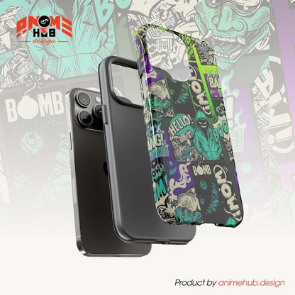 BOOM! BANG! WOW! 2 – Graffiti Street Style Phone Case ANIME HUB