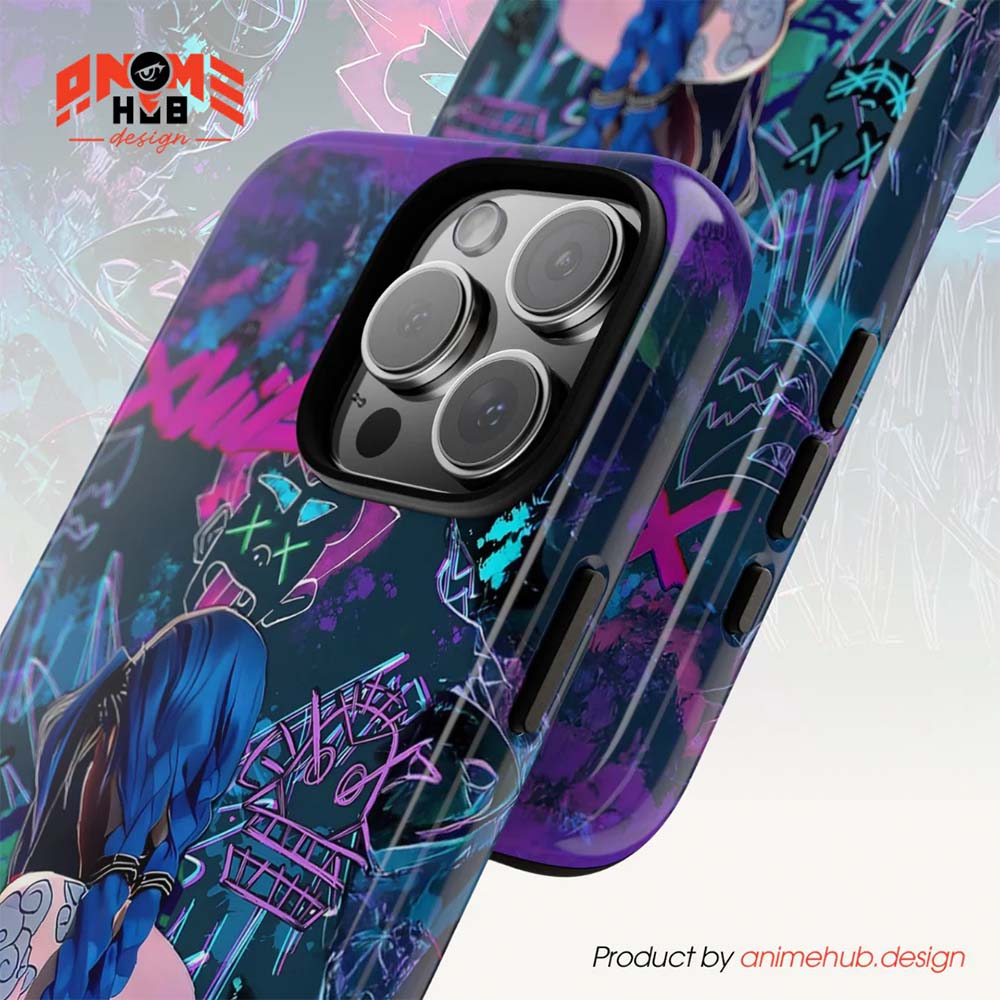Jinx, Powder Arcane 4 – League of Legends Phone Case ANIME HUB