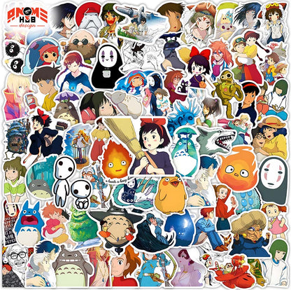 100pcs Studio Ghhibbli – Anime Stickers Collection from ANIME HUB