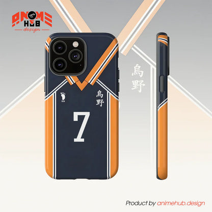 Haaiikyuu Phone Case – Kinooshhita Hissashhi #7 Volleyball Anime Phone Case ANIME HUB