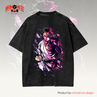 Demoon Slayerr Double-Sided Unisex Washed Tee – Anime Akazzaa 4 Shirt ANIME HUB