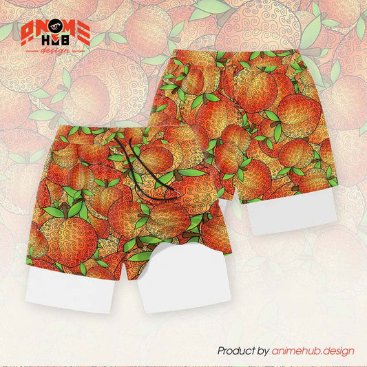 Anime Devil Fruit 17 – Onepiecee Streetwear Shorts ANIME HUB