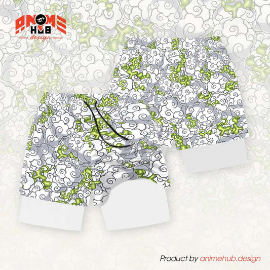 Anime Devil Fruit 16 – Onepiecee Streetwear Shorts ANIME HUB