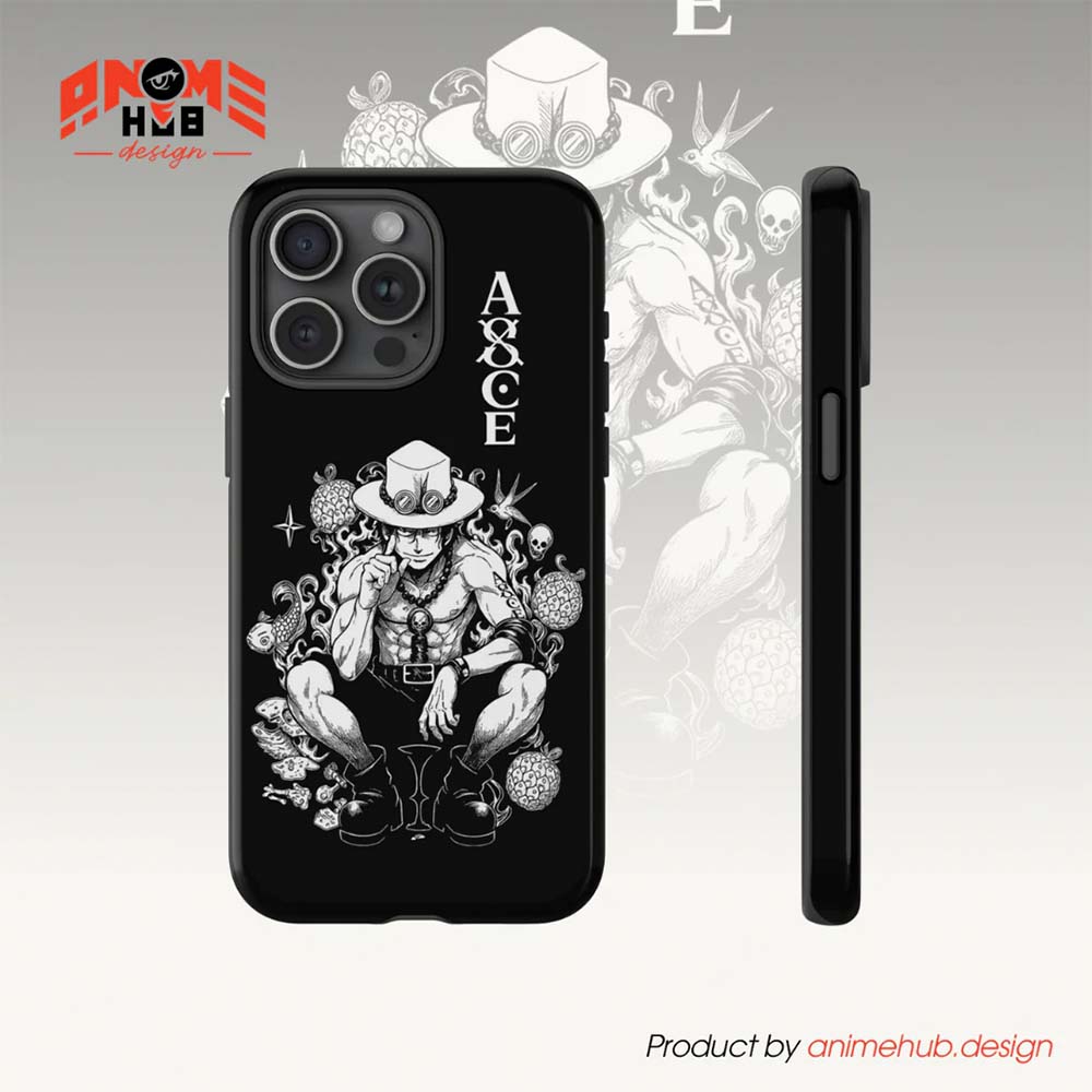 One Piecee Portgas D. Ace Phone Case – Anime Design ANIME HUB