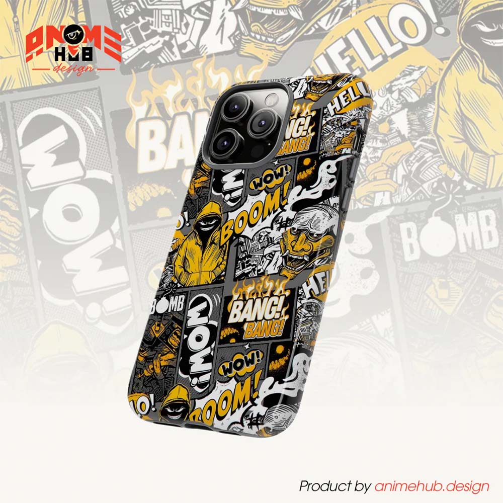 BOOM! BANG! WOW! 1 – Graffiti Street Style Phone Case ANIME HUB