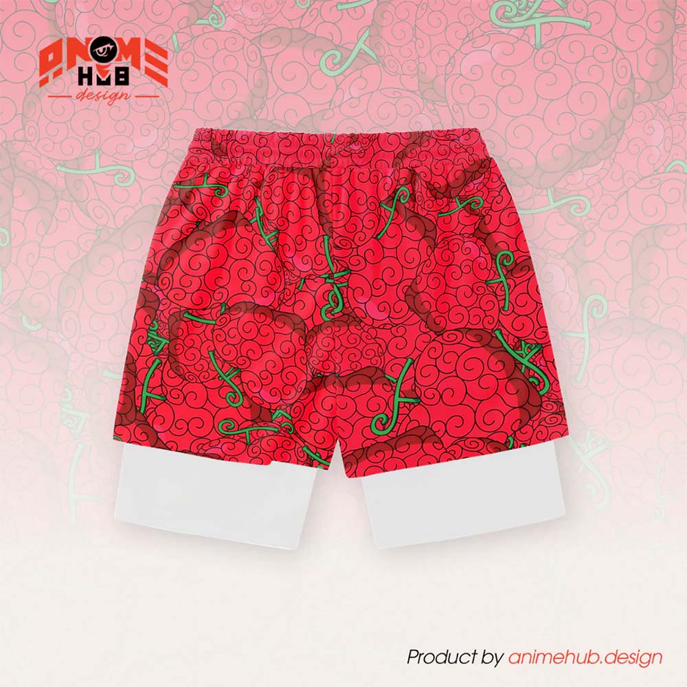 Anime Fruta del Diablo 3 – Pantalones cortos de Onepiecee ANIME HUB 
