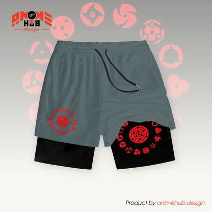 Uzumaki - Pantalones cortos de Narutoo Streetwear ANIME HUB 