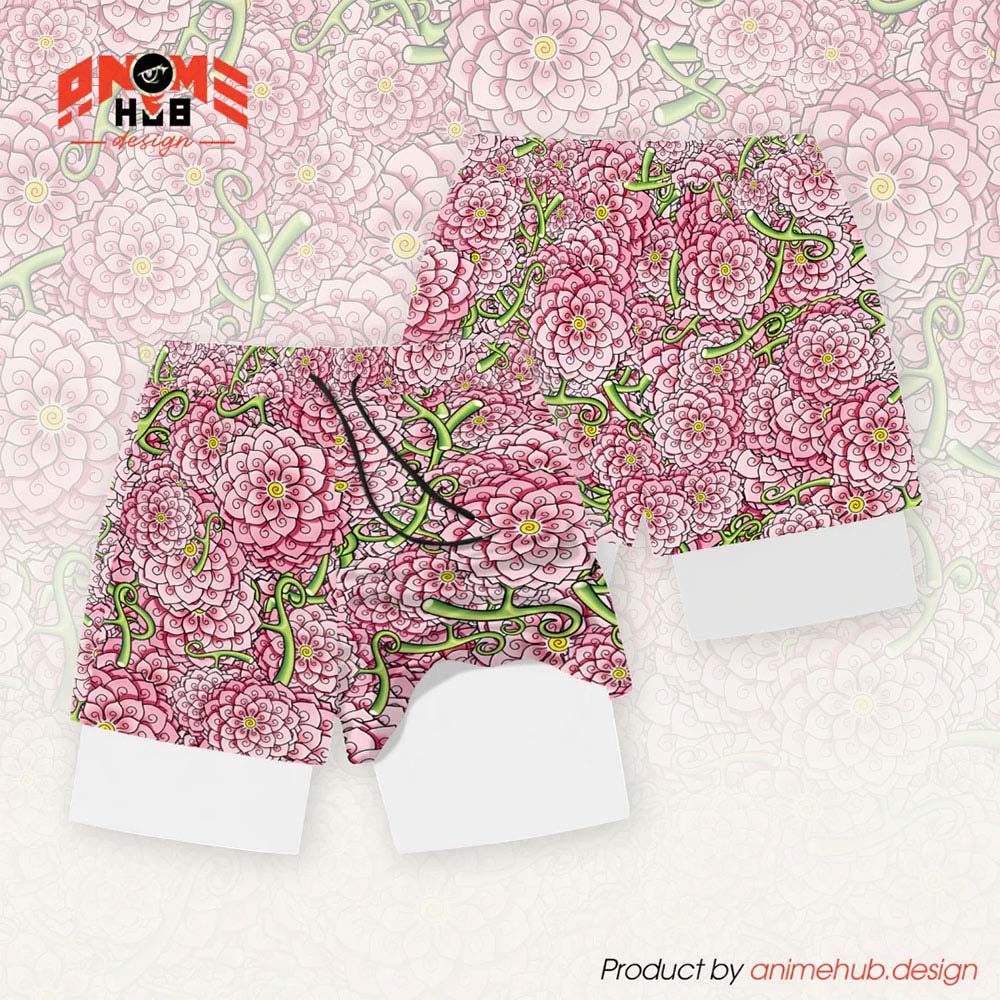 Anime Devil Fruit 8 – Onepiecee Streetwear Shorts ANIME HUB
