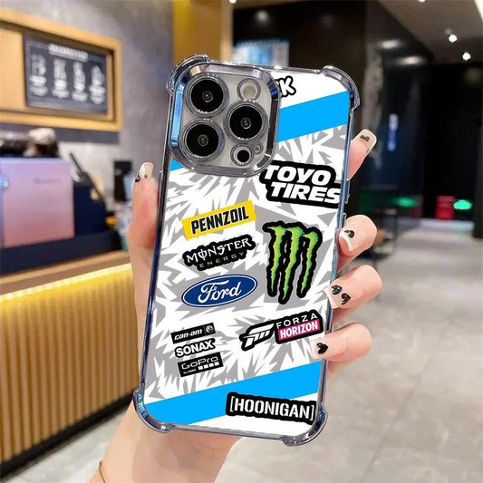 Color Full 7 Blue Energy Edition For Iphone/Samsung Cushion Drop Protection Phone Case