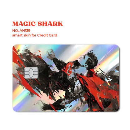 Super Hero D.C.D – Credit Card Skin Design Form ANIME HUB