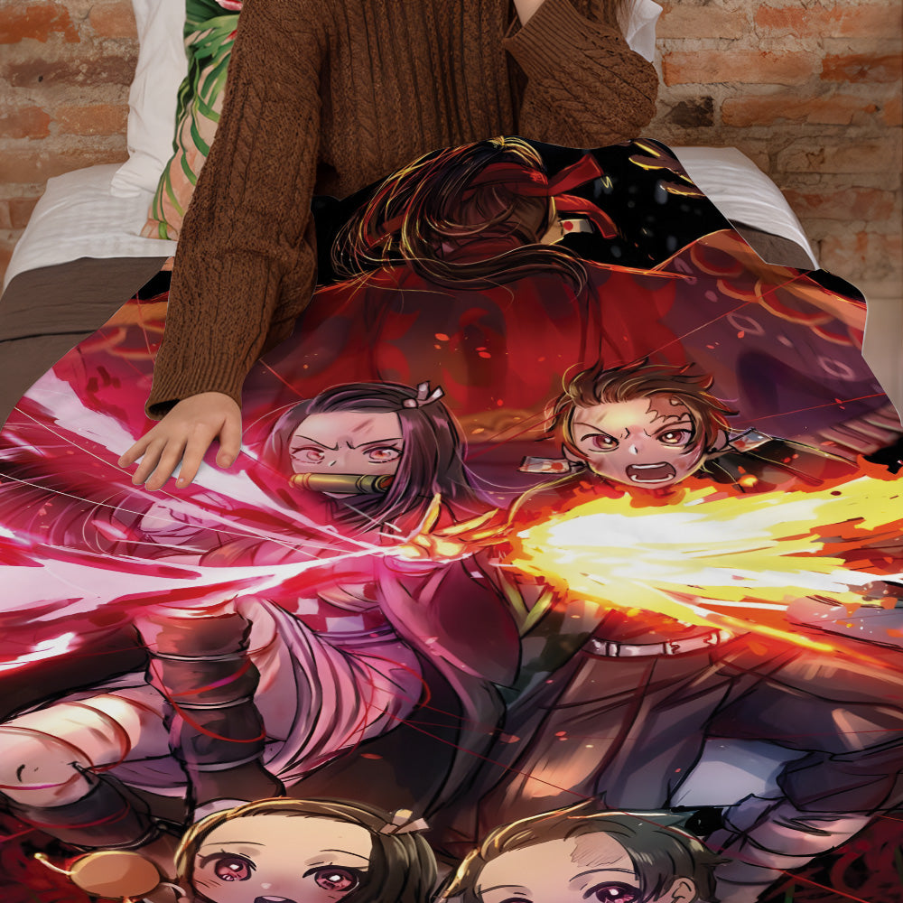 Demoon Slayerr 1 – Anime Blanket from ANIME HUB